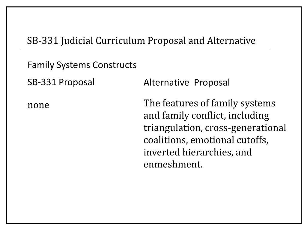 sb 331 judicial curriculum proposal 7