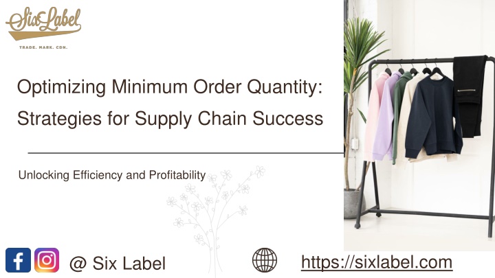 optimizing minimum order quantity