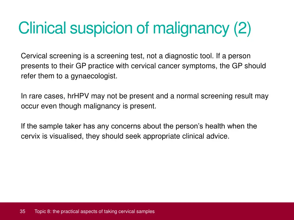 clinical suspicion of malignancy 2