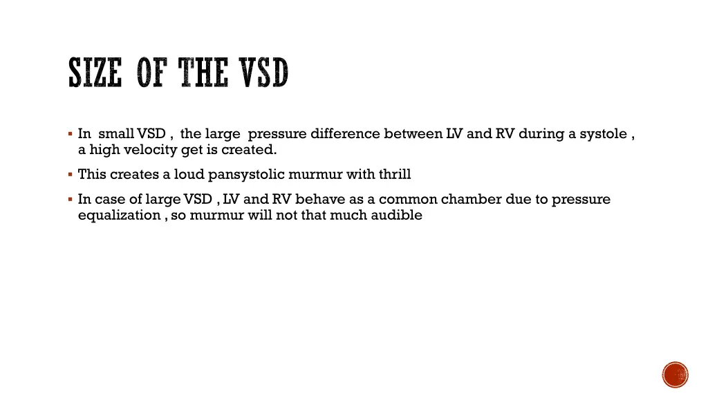 size of the vsd