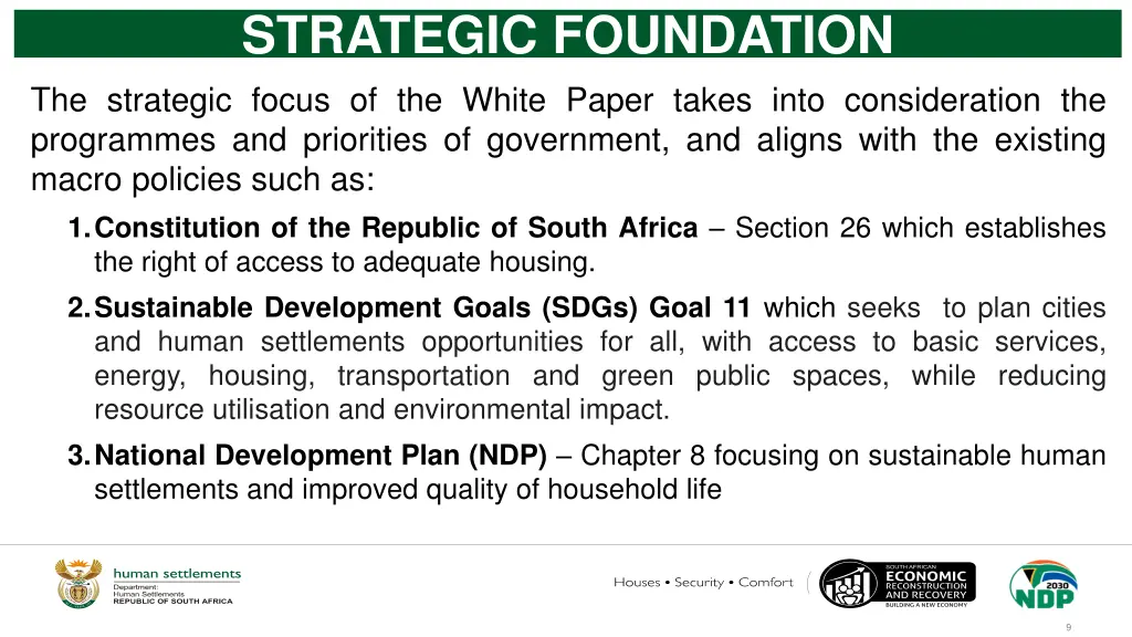 strategic foundation the strategic focus