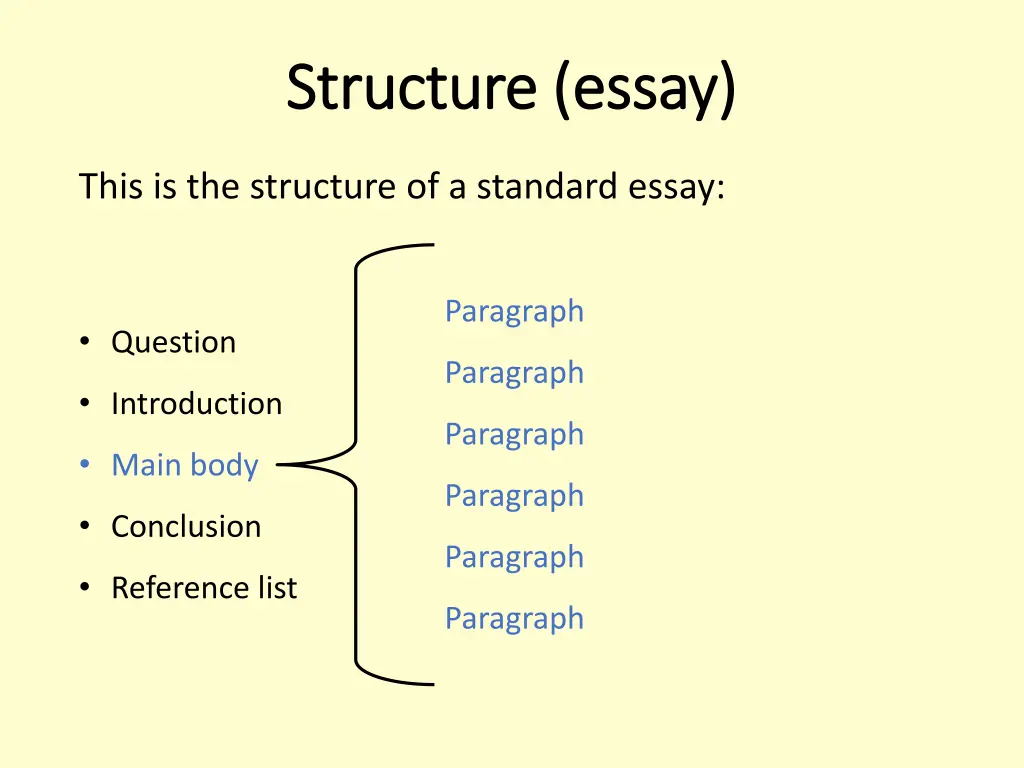 structure essay structure essay