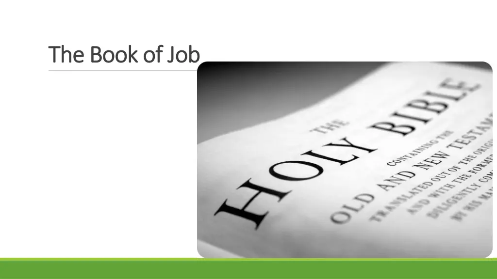 the the book of job book of job