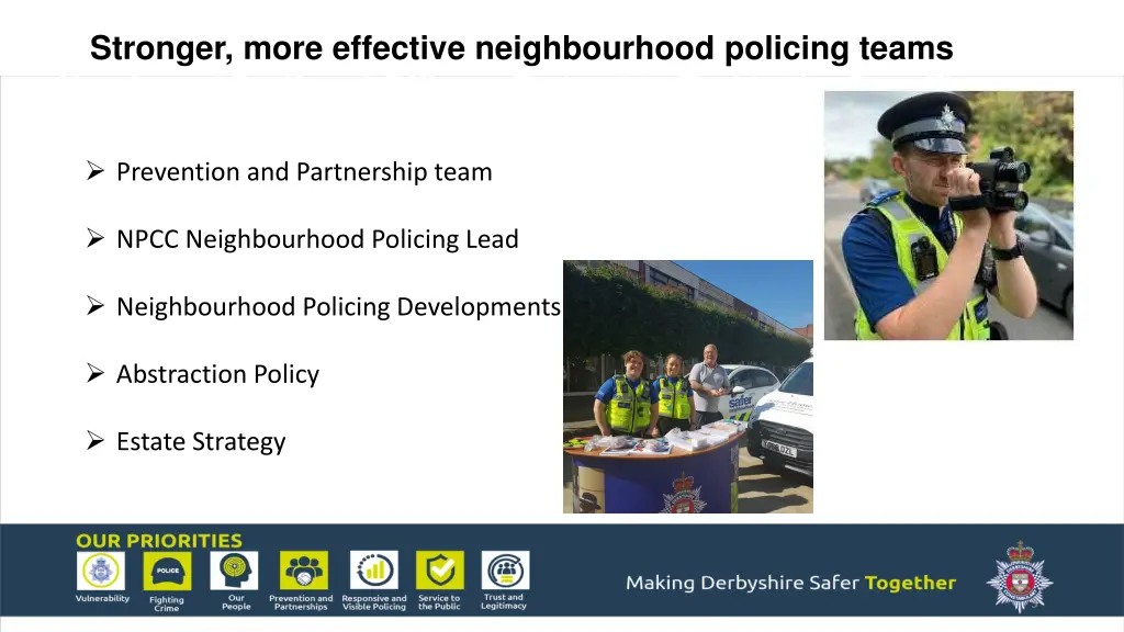 s stronger more effective neighbourhood policing