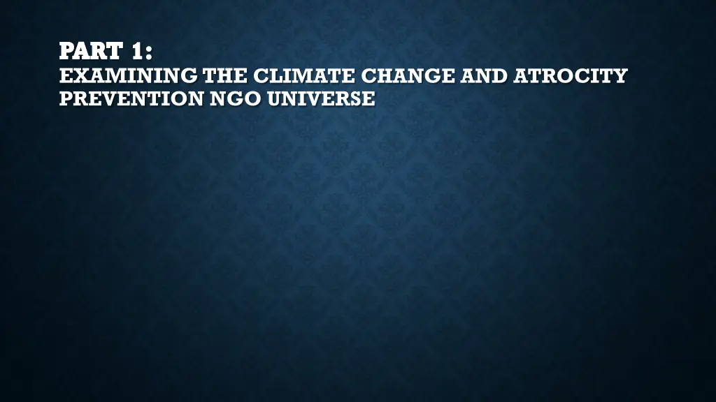 part 1 part 1 examining the climate change