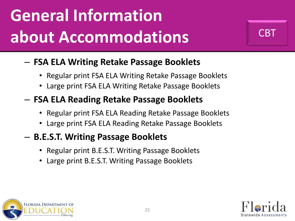 general information about accommodations 2