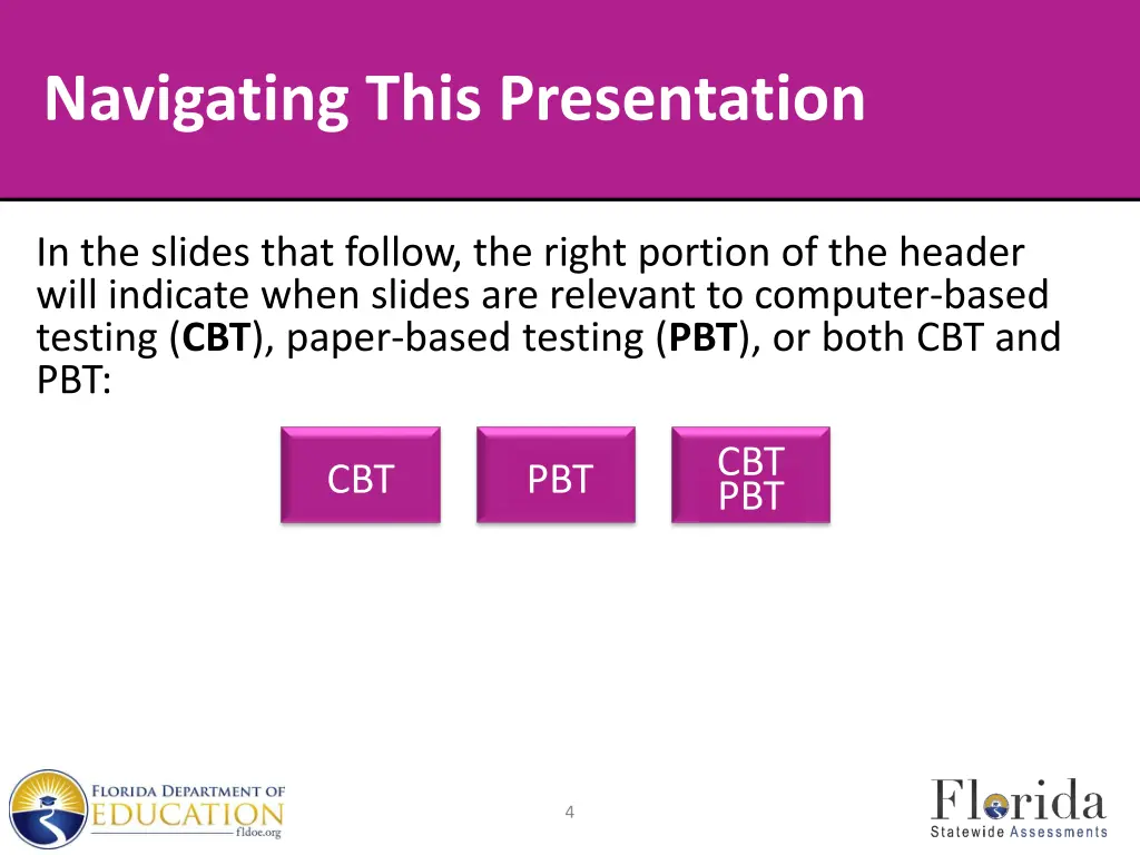 navigating this presentation
