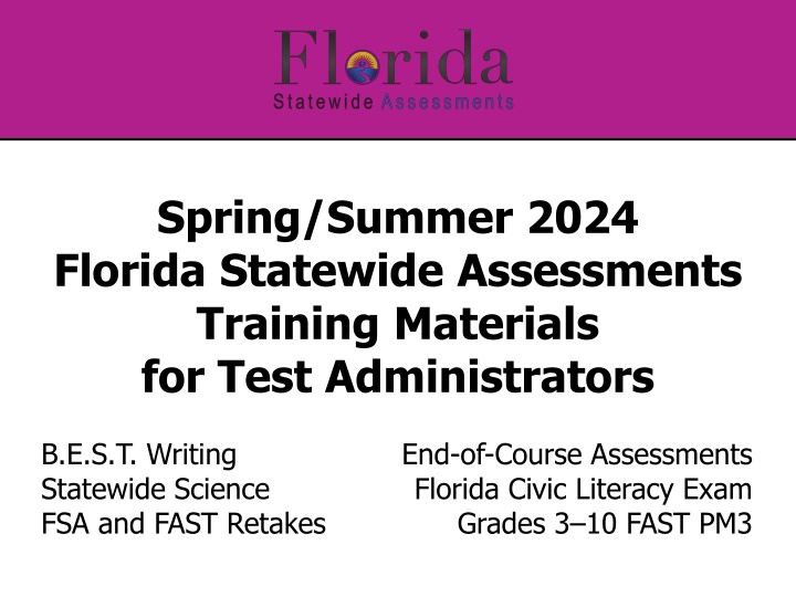 spring summer 2024 florida statewide assessments