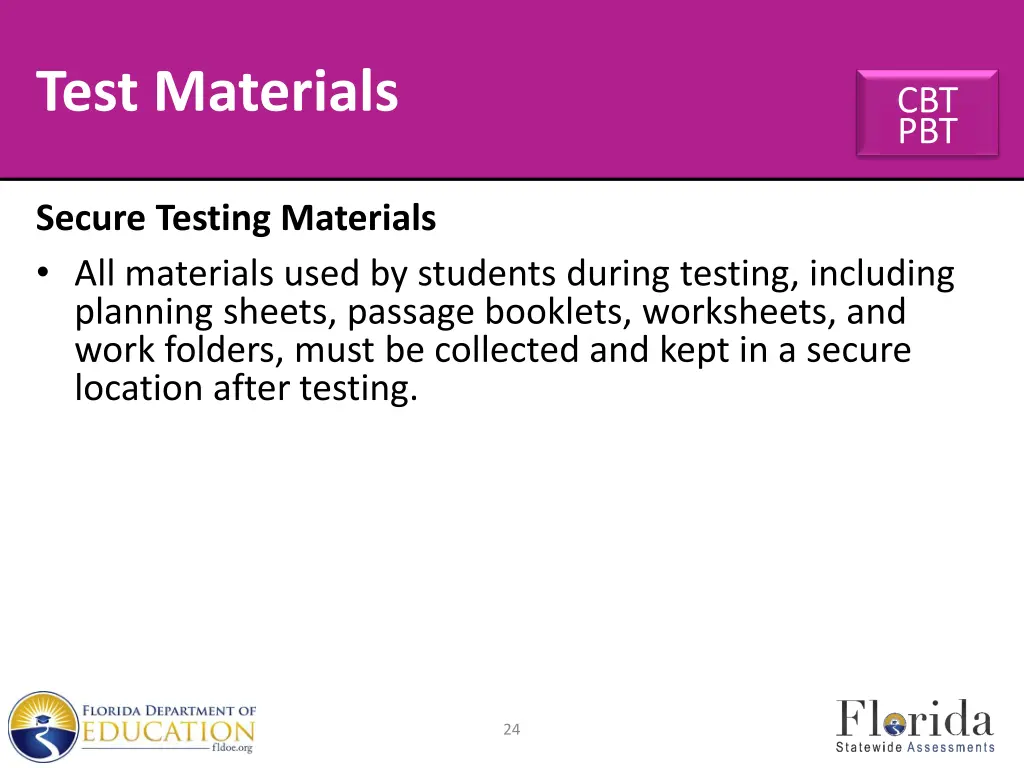 test materials 1