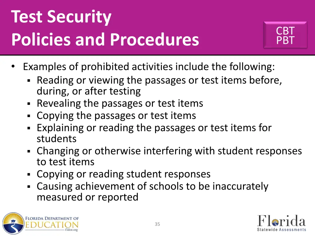 test security policies and procedures 1