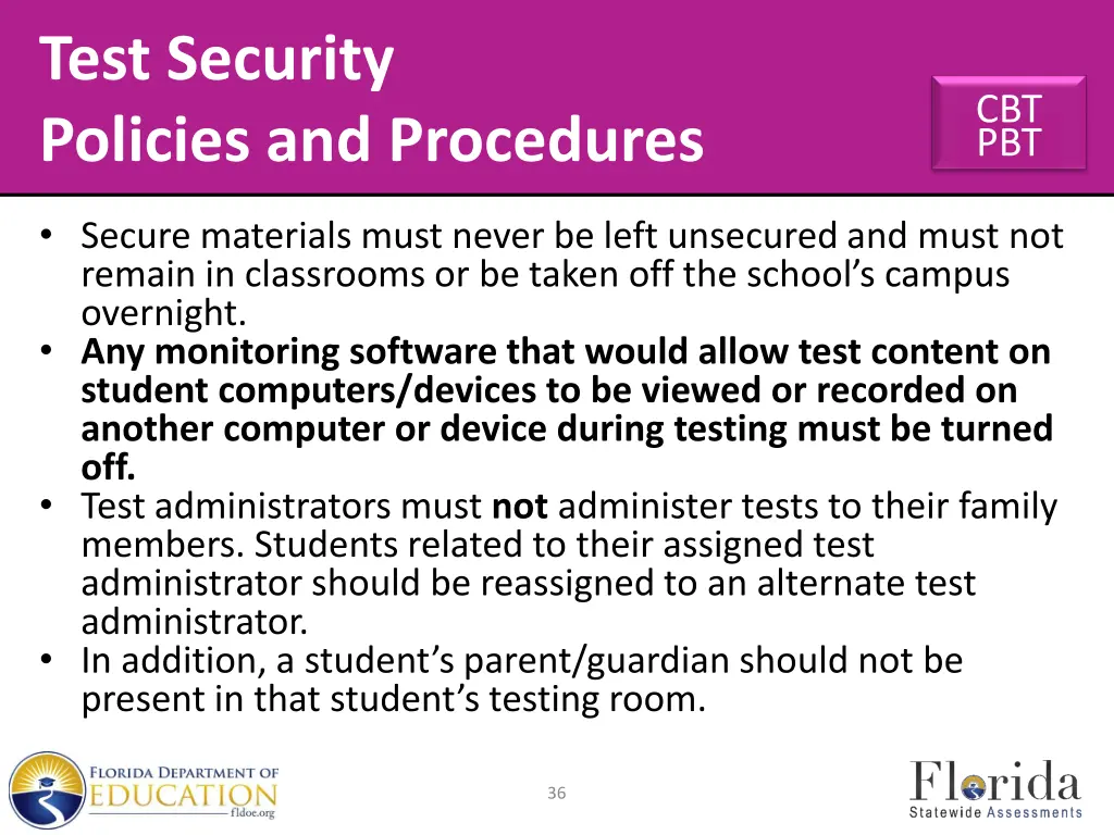 test security policies and procedures 2