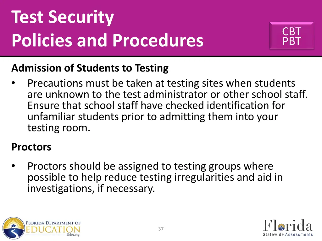 test security policies and procedures 3
