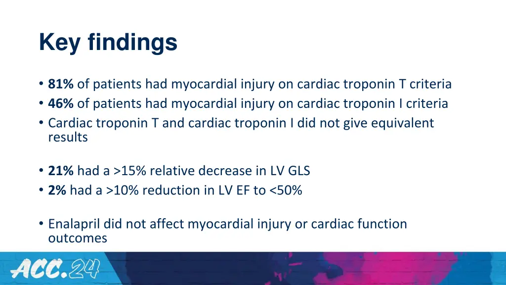 key findings