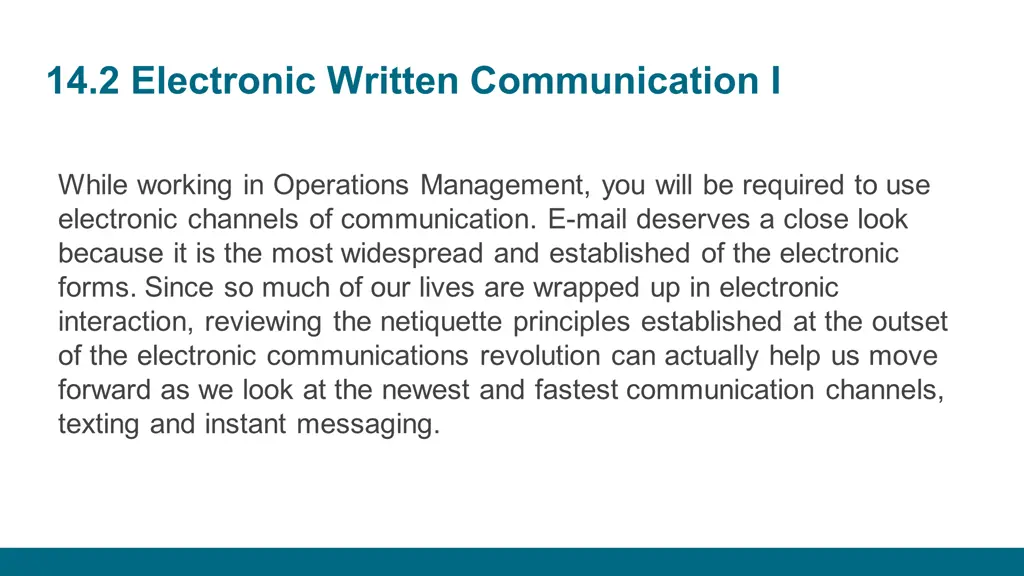 14 2 electronic written communication i