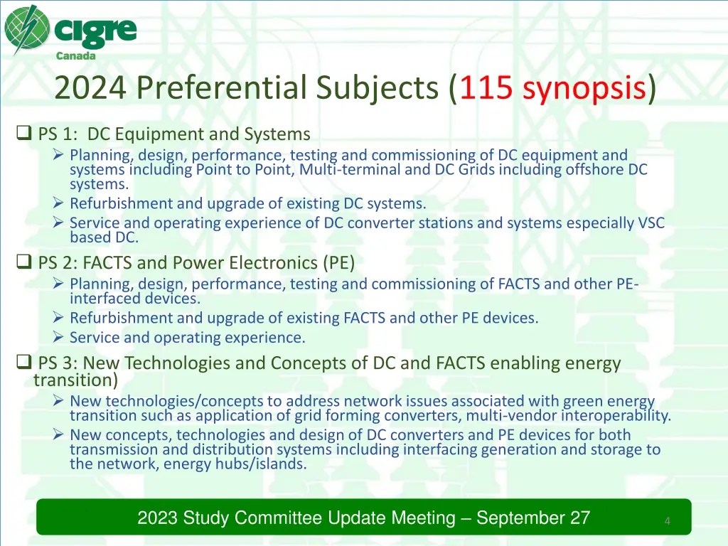 2024 preferential subjects 115 synopsis