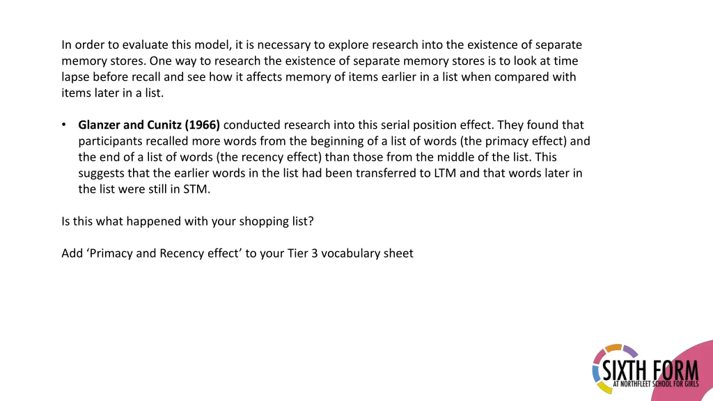 in order to evaluate this model it is necessary