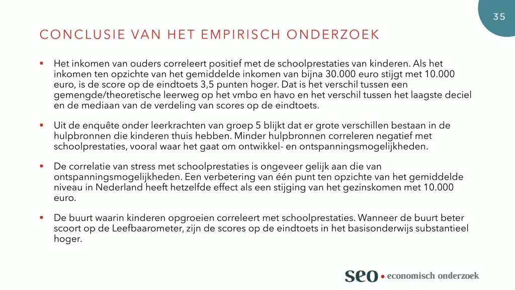 conclusie van het empirisch onderzoek