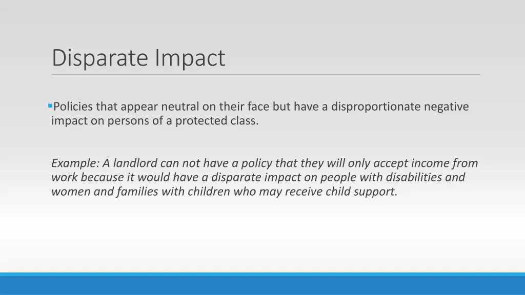 disparate impact