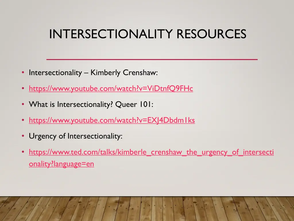 intersectionality resources