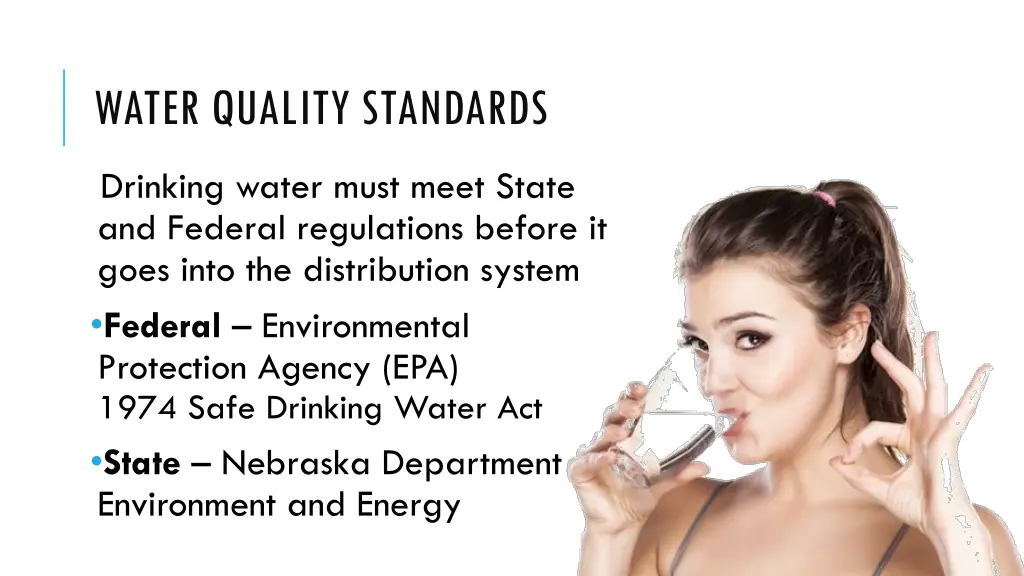 water quality standards