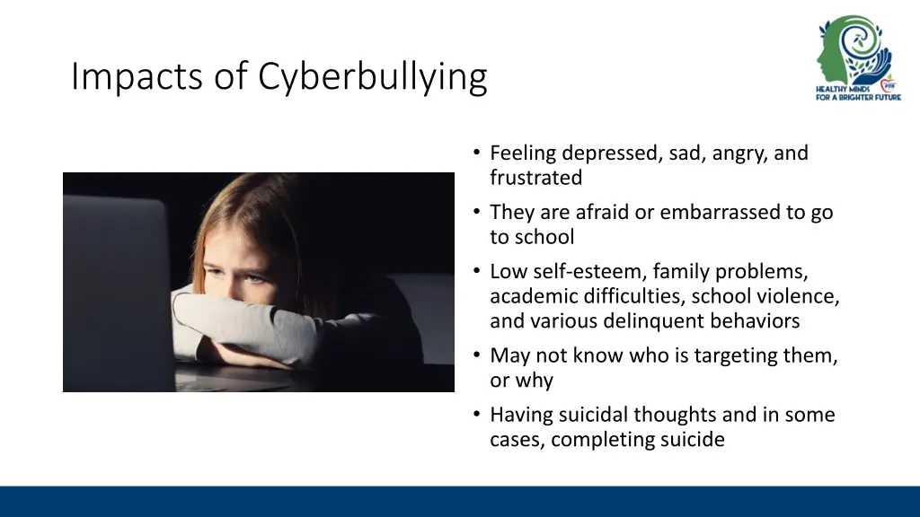 impacts of cyberbullying
