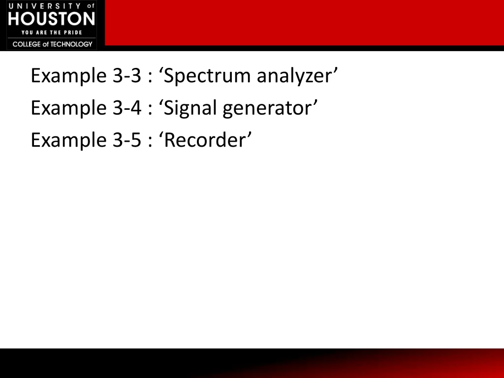 example 3 3 spectrum analyzer example 3 4 signal