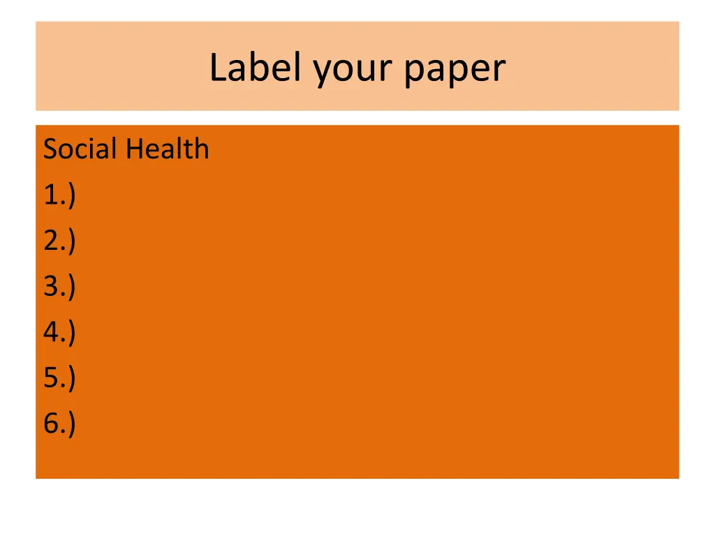 label your paper 2
