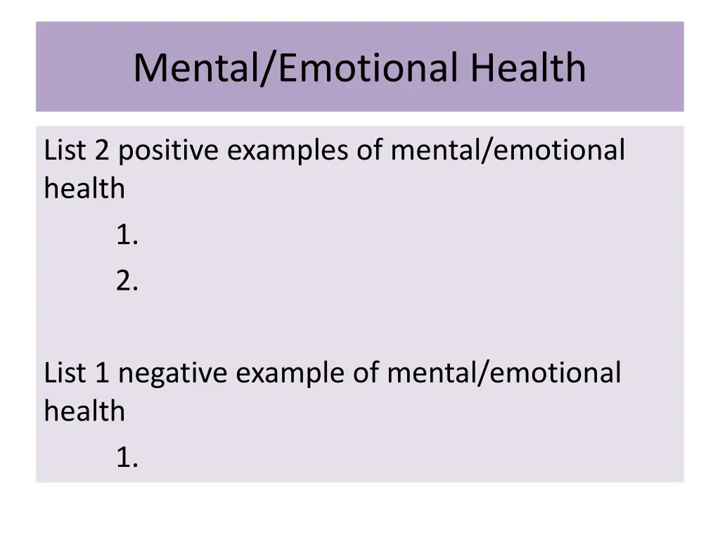 mental emotional health 3