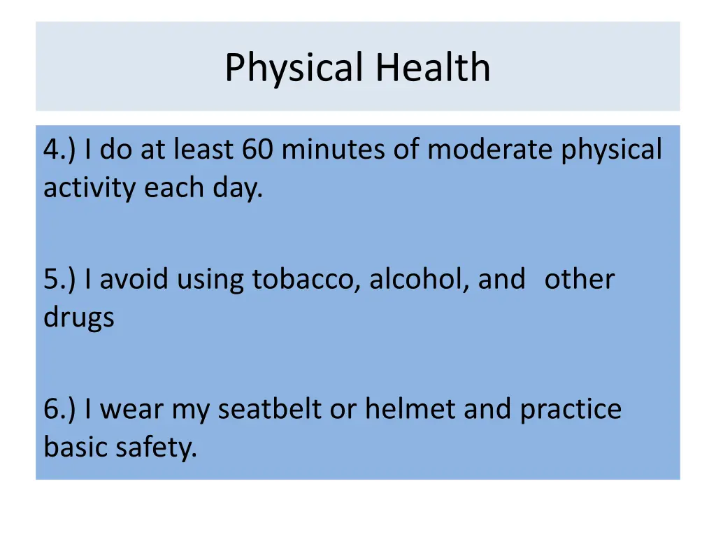physical health 1
