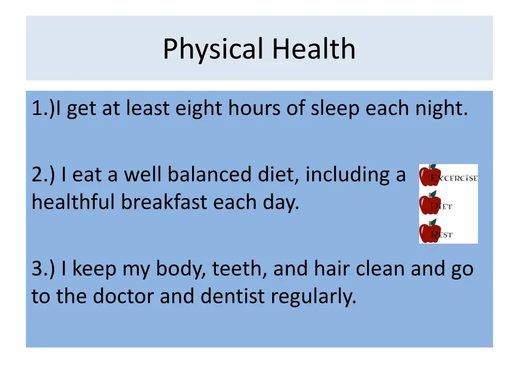 physical health