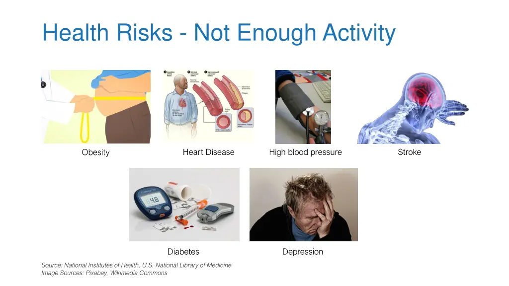 health risks not enough activity