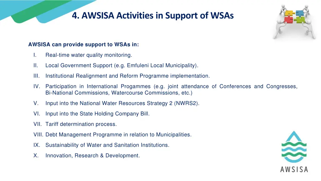 4 awsisa activities in support of wsas