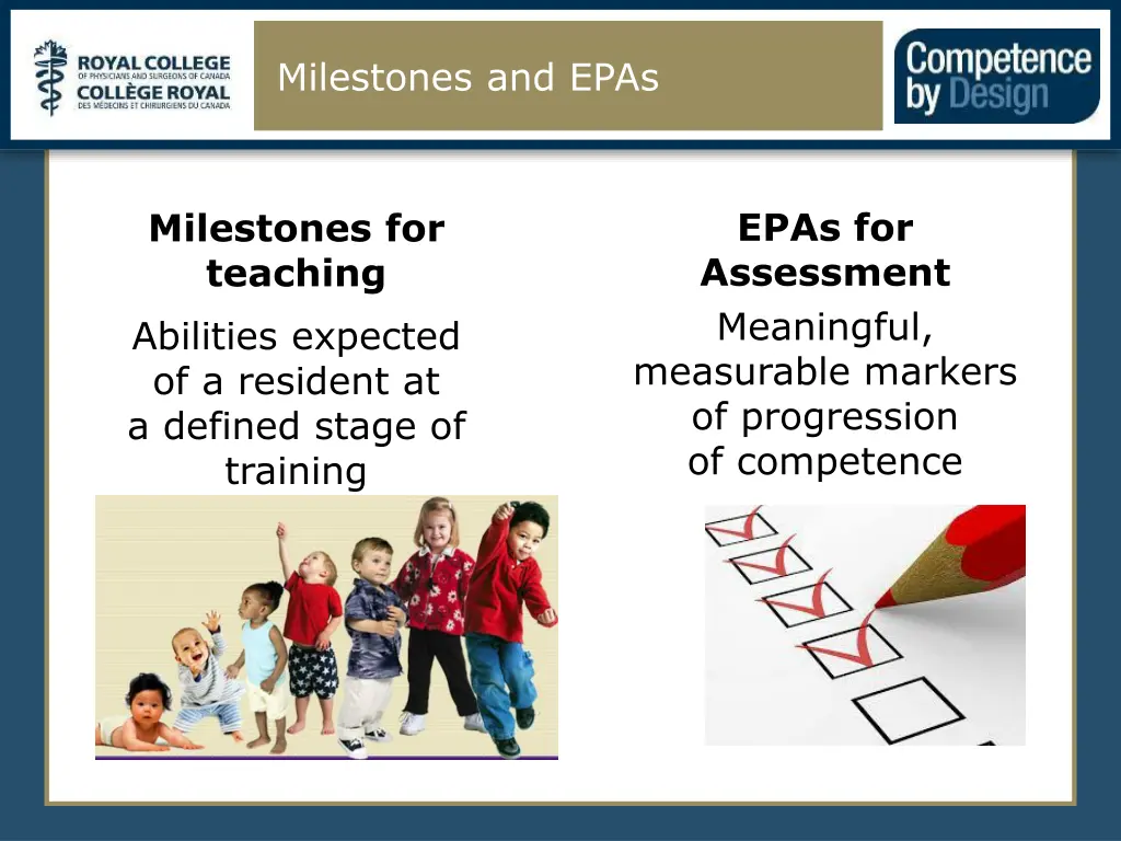 milestones and epas