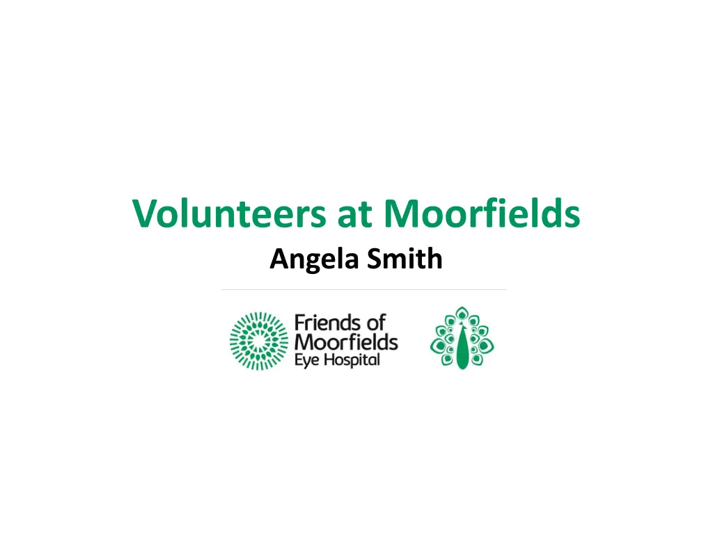 volunteers at moorfields angela smith