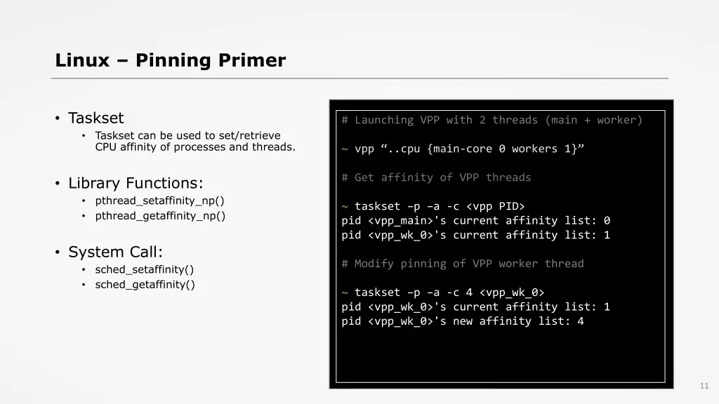 linux pinning primer