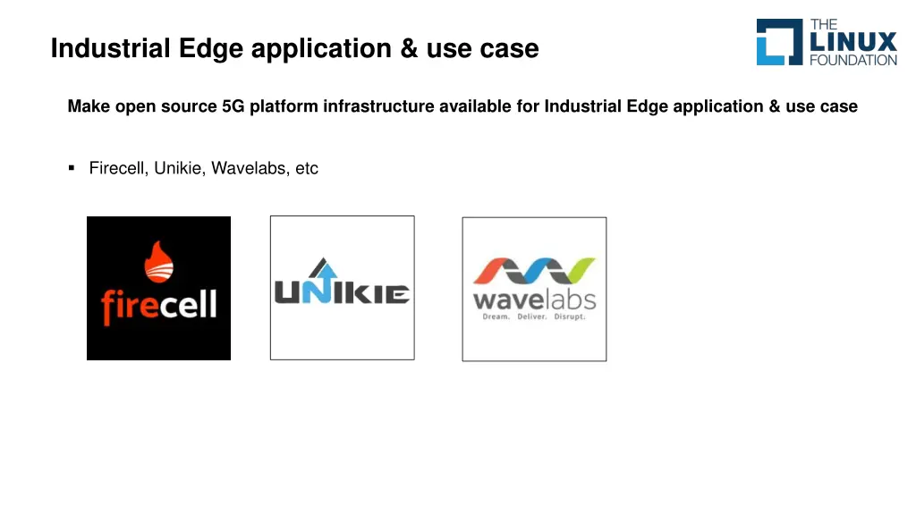 industrial edge application use case