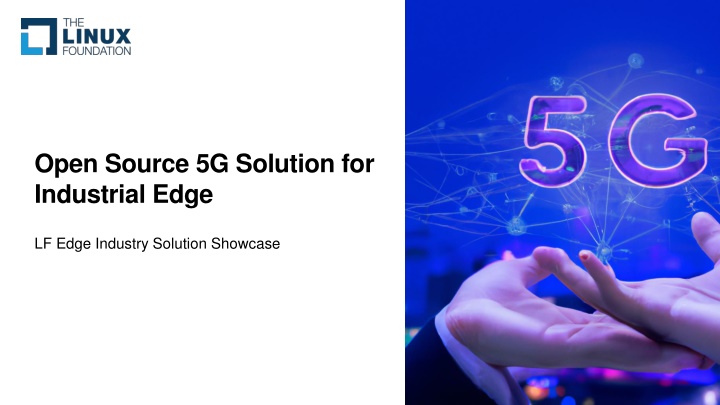 open source 5g solution for industrial edge