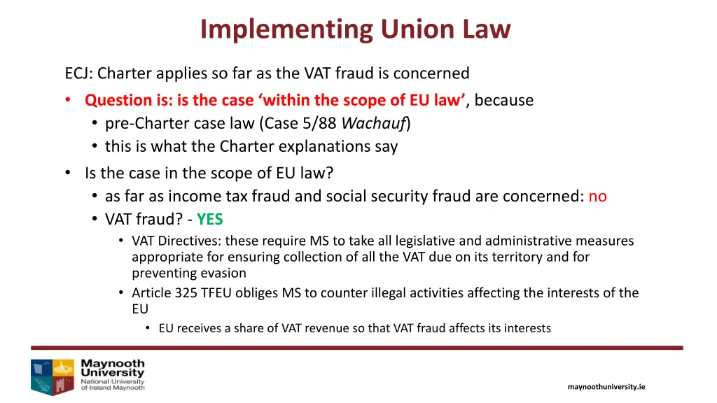 implementing union law 3
