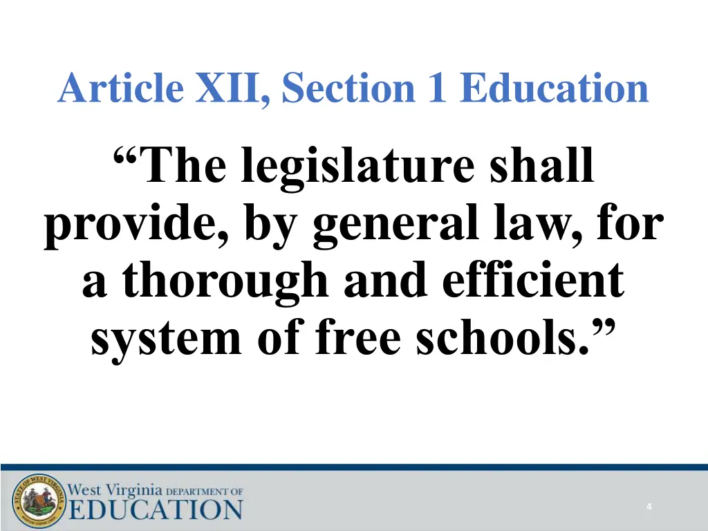 article xii section 1 education the legislature