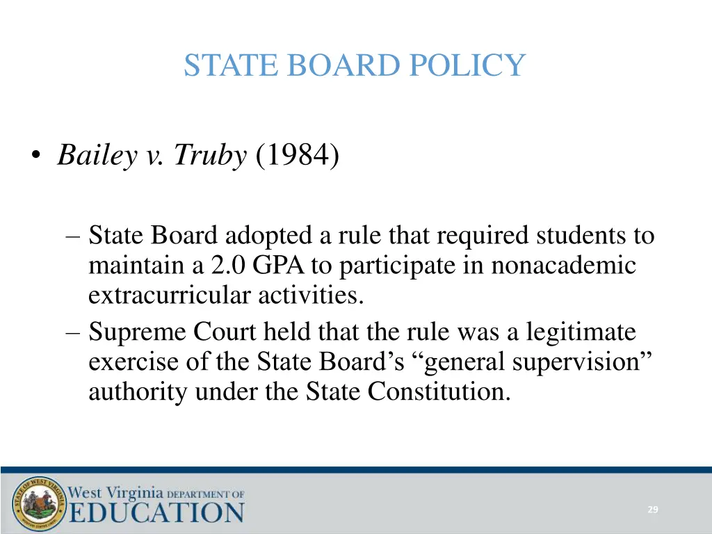 state board policy 5