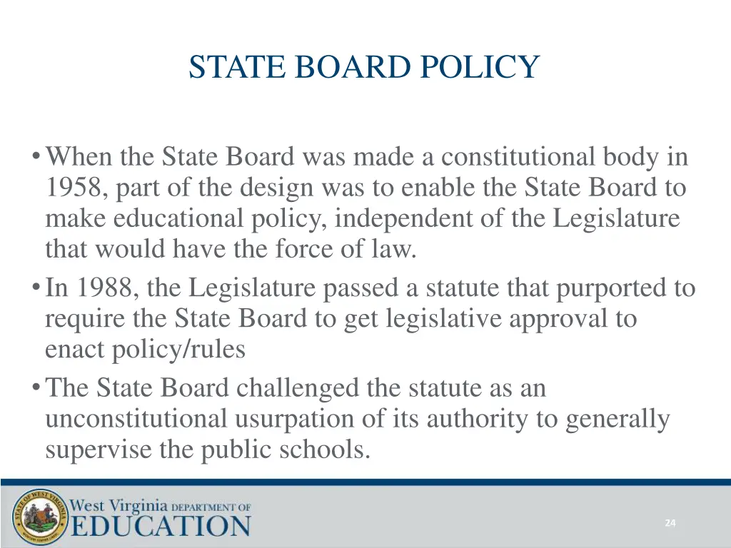 state board policy