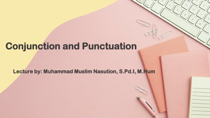 conjunction and punctuation conjunction