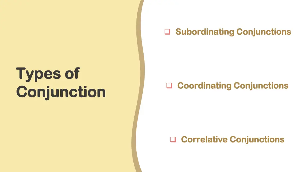 subordinating conjunctions subordinating