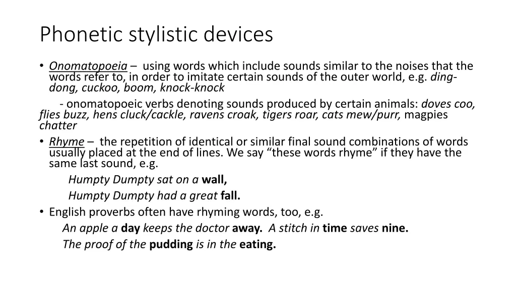 phonetic stylistic devices 1