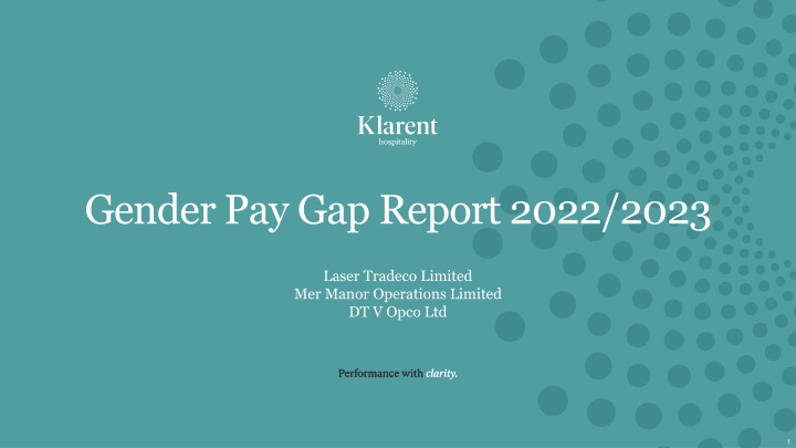 gender pay gap report 2022 2023