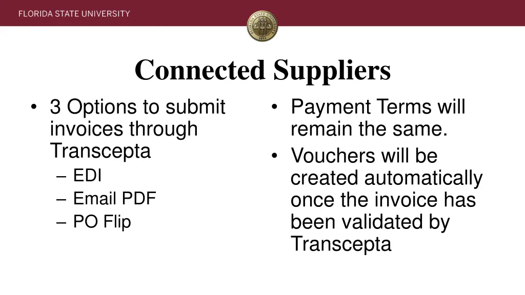 connected suppliers 3 options to submit invoices