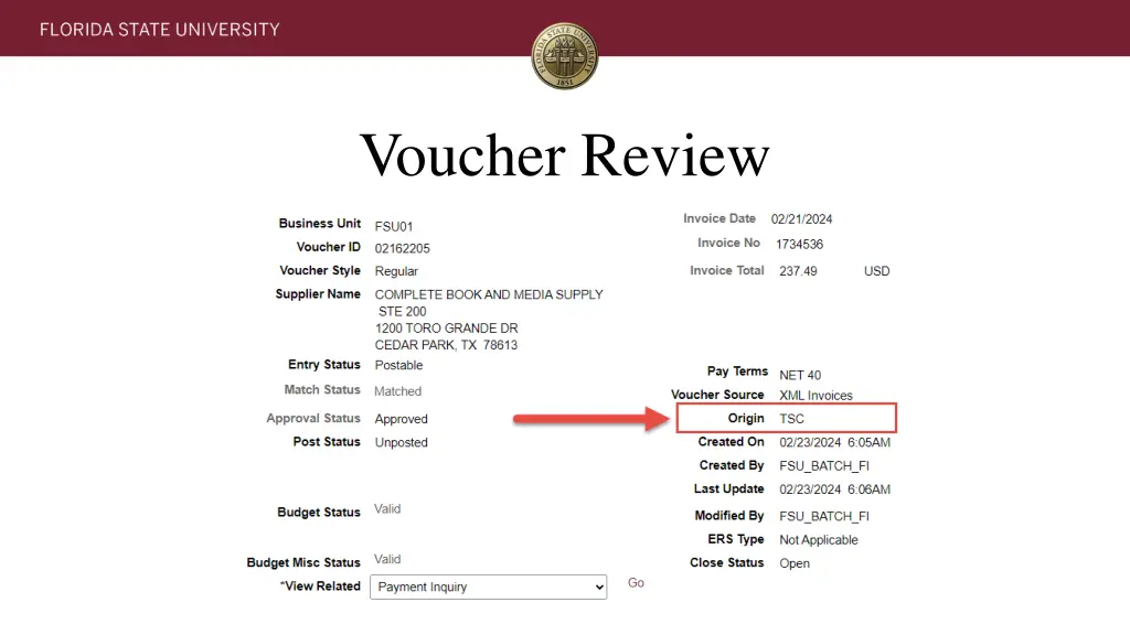 voucher review