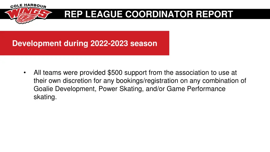 rep league coordinator report 5