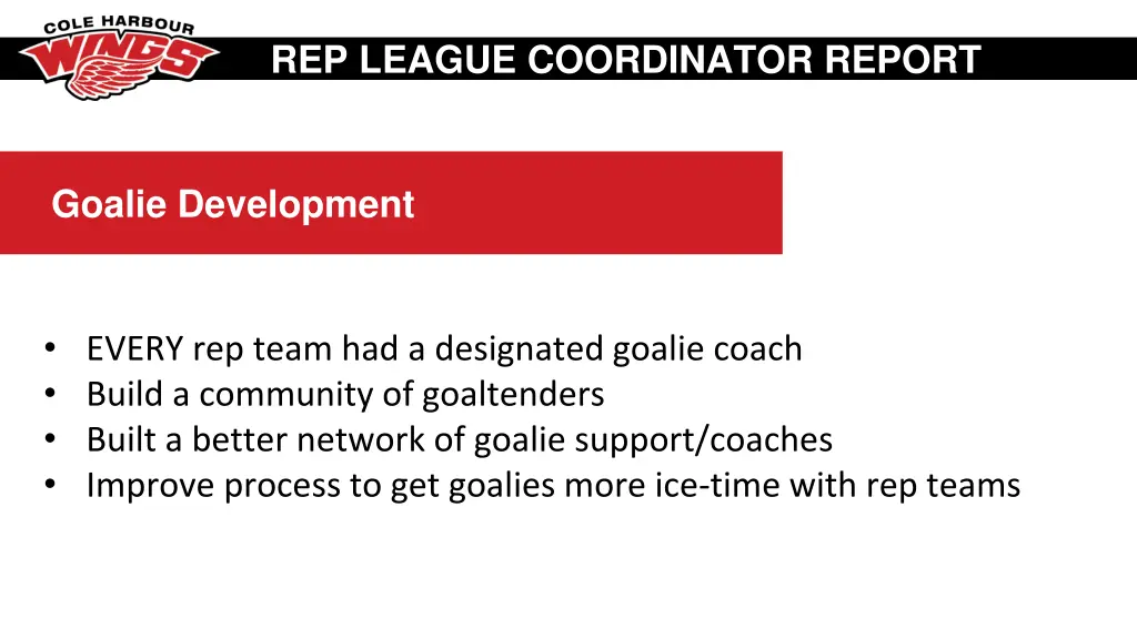 rep league coordinator report 8