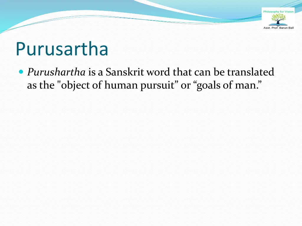 purusartha